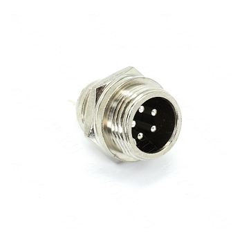 Разъем GX12 папа 5 pin